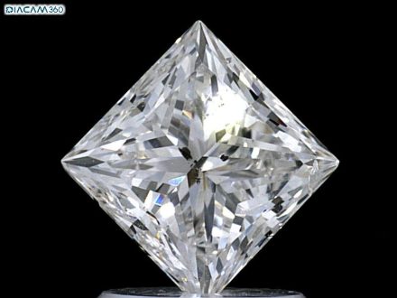 Diamond Natural 1.5Ct F-SI2 Princess - GIA6341209049 1