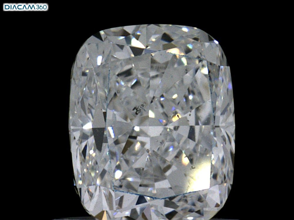 Diamond Natural 1.01Ct D-SI2 Cushion - GIA2446907847 1