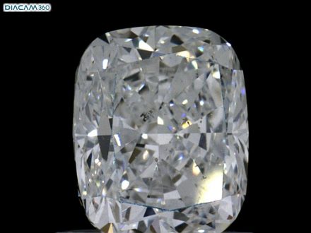 Diamond Natural 1.01Ct D-SI2 Cushion - GIA2446907847 1