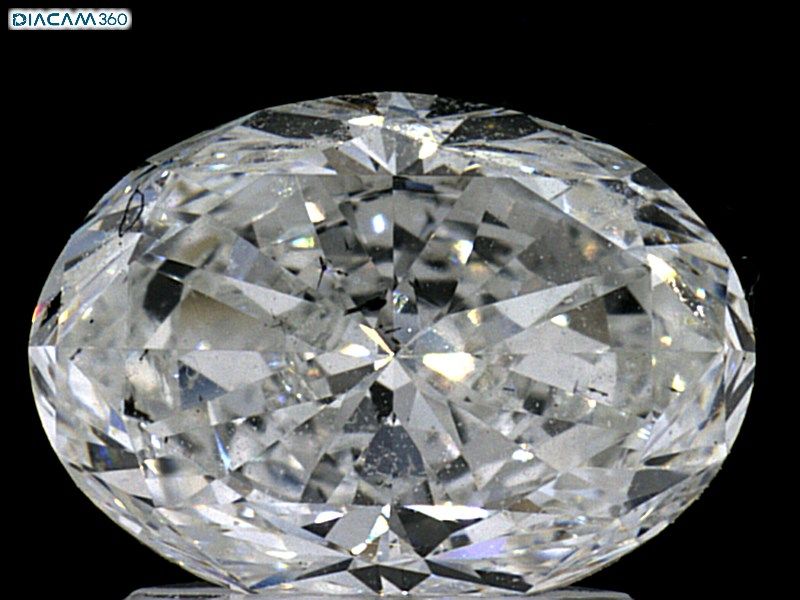 Diamond Natural 1.7Ct F-SI1 Oval - GIA1429722988 1