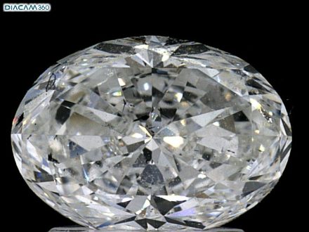 Diamond Natural 1.7Ct F-SI1 Oval - GIA1429722988 1