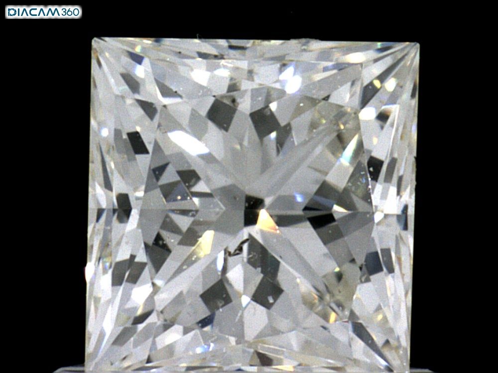 Diamond Natural 0.97Ct J-SI1 Princess - GIA6214608651 1