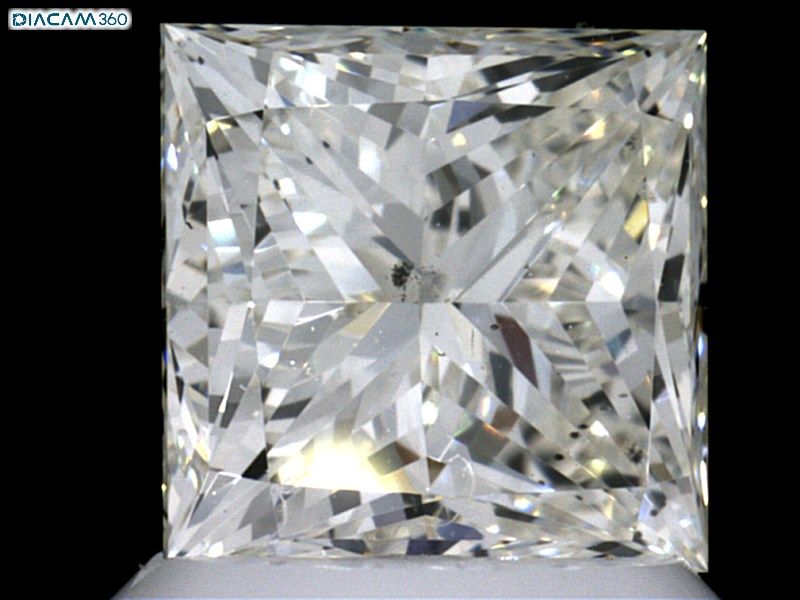 Diamond Natural 1.7Ct J-SI1 Princess - GIA7361475997 1