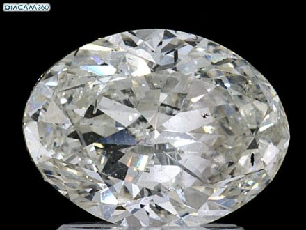 Diamond Natural 1.8Ct I-SI2 Oval - GIA6375298815 1