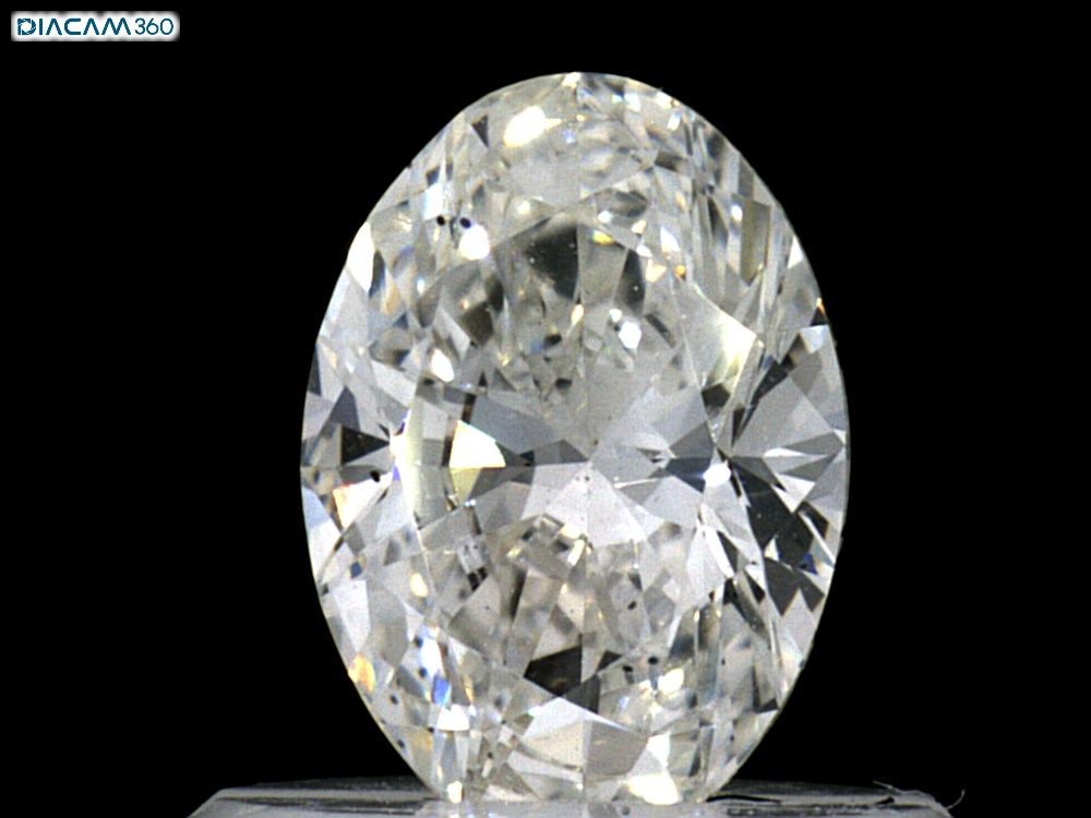 Diamond Natural 0.51Ct H-SI1 Oval - GIA3495166566 1