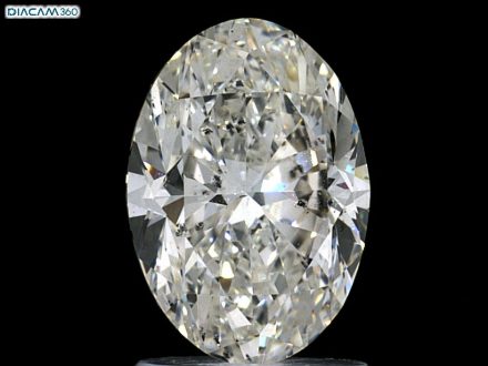 Diamond Natural 1.7Ct I-SI2 Oval - GIA7432136728 1