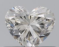 Diamond Natural 0.45Ct F-SI2 Heart - GIA6482390242 1