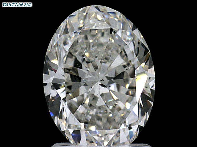Diamond Natural 1.9Ct H-SI2 Oval - GIA1439140606 1