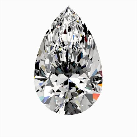 Diamond Natural 0.41Ct G-SI1 Pear - GIA2544210571 1