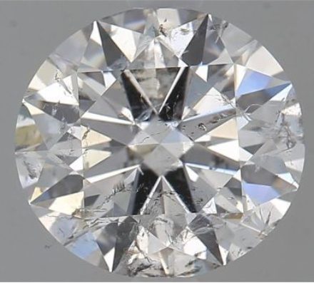 Diamond Natural 1.57Ct F-SI2 Round - HRD220000105347 1
