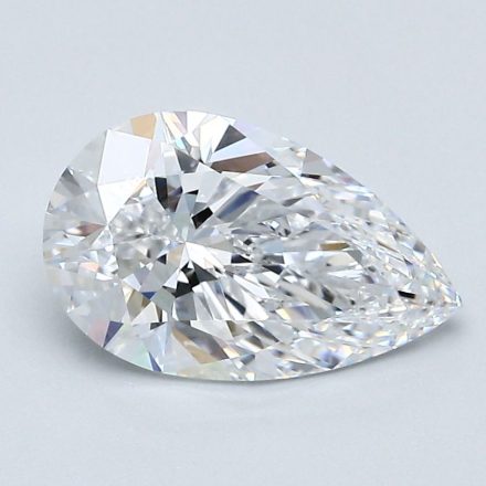 Diamond Natural 1.7Ct D-VVS1 Pear - GIA6485848134 1