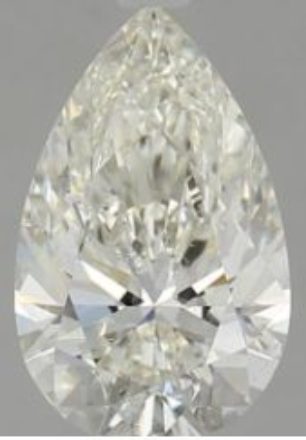 Diamond Natural 1.73Ct I-SI1 Pear - IGI572332182 1