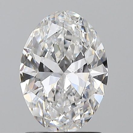 Diamond Natural 1.5Ct D-SI1 Oval - GIA5473893841 1