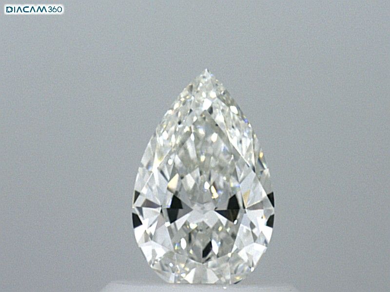 Diamond Natural 0,52Ct G-IF Pear - GIA1323349490 1