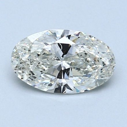 Diamond Natural 0,96Ct I-SI1 Oval - GIA7433945390 1