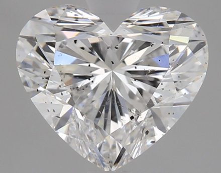 Diamond Natural 1,63Ct F-SI2 Heart - GIA6432039096 1