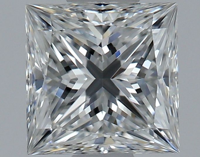 Diamond Natural 0,63Ct F-VVS2 Princess - GIA2516439060 1