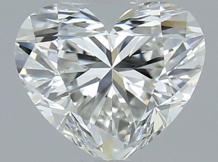 Diamond Natural 0,7Ct H-IF Heart - GIA6233537647 1