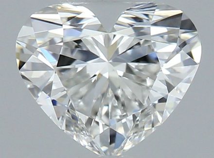 Diamond Natural 0,6Ct G-IF Heart - GIA5231537574 1