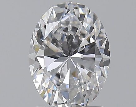 Diamond Natural 1,52Ct D-SI2 Oval - GIA5523671048 1