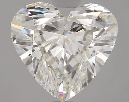 Diamond Natural 1,7Ct H-SI1 Heart - GIA6445201943 1