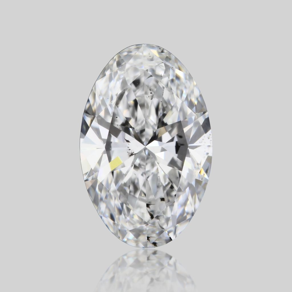 Diamond Natural 0,45Ct D-SI2 Oval - GIA5523220944 1