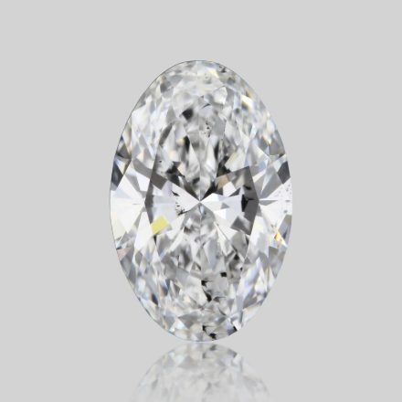 Diamond Natural 0,45Ct D-SI2 Oval - GIA5523220944 1