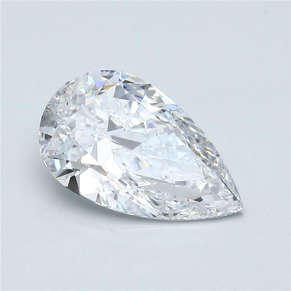 Diamond Natural 1,81Ct D-SI1 Pear - GIA5436596795 1