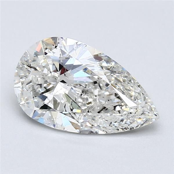 Diamond Natural 1,51Ct H-SI2 Pear - GIA6391729402 1