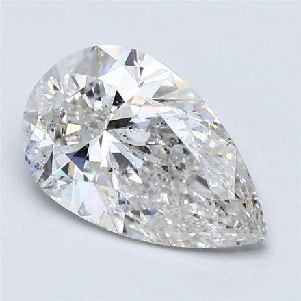 Diamond Natural 1,52Ct H-SI1 Pear - GIA2424544225 1