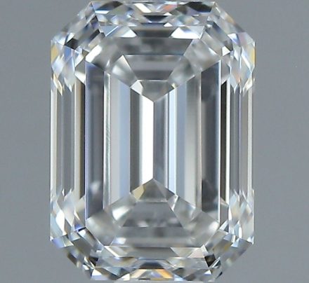 Diamond Natural 1,01Ct F-IF Emerald - GIA6541592602 1