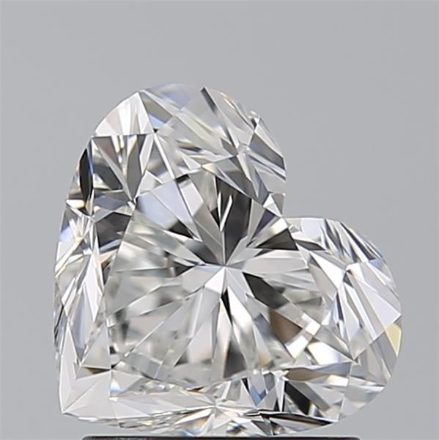 Diamond Natural 1,7Ct G-VVS2 Heart - GIA6542537251 1