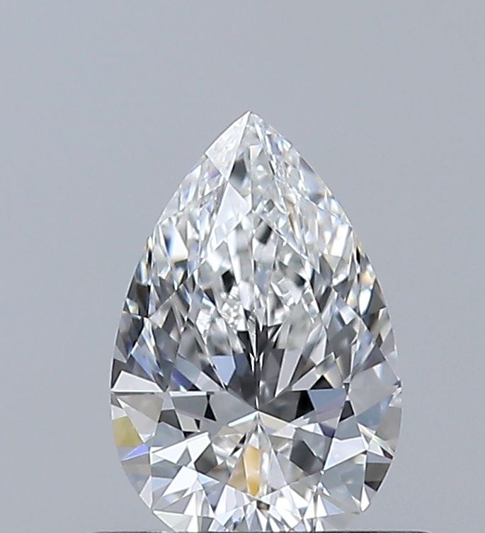 Diamond Natural 0,51Ct F-IF Pear - GIA6531805777 1