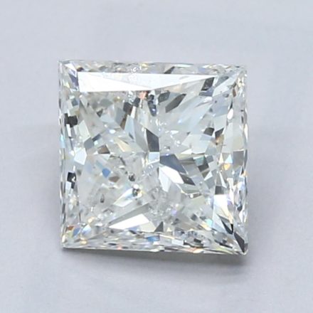 Diamond Natural 1,7Ct H-SI2 Princess - GIA6455480699 1