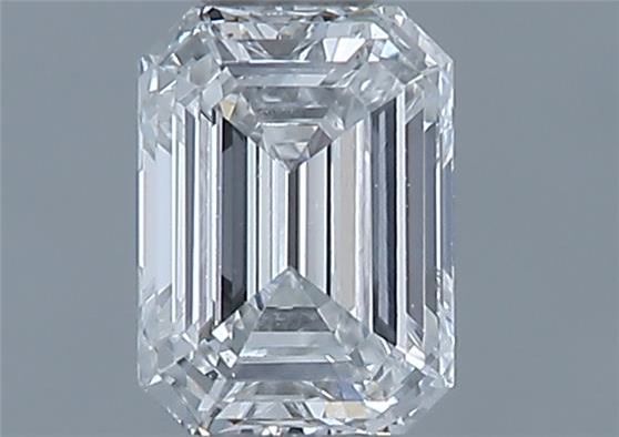 Diamond Natural 0,37Ct F-VVS2 Emerald - GIA5433502853 1