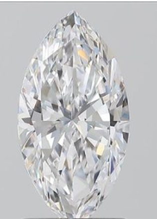 Diamond Natural 1,3Ct D-VS1 Marquise - GIA6522222598 1