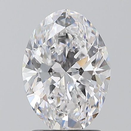 Diamond Natural 1,7Ct D-SI1 Oval - GIA5546317053 1