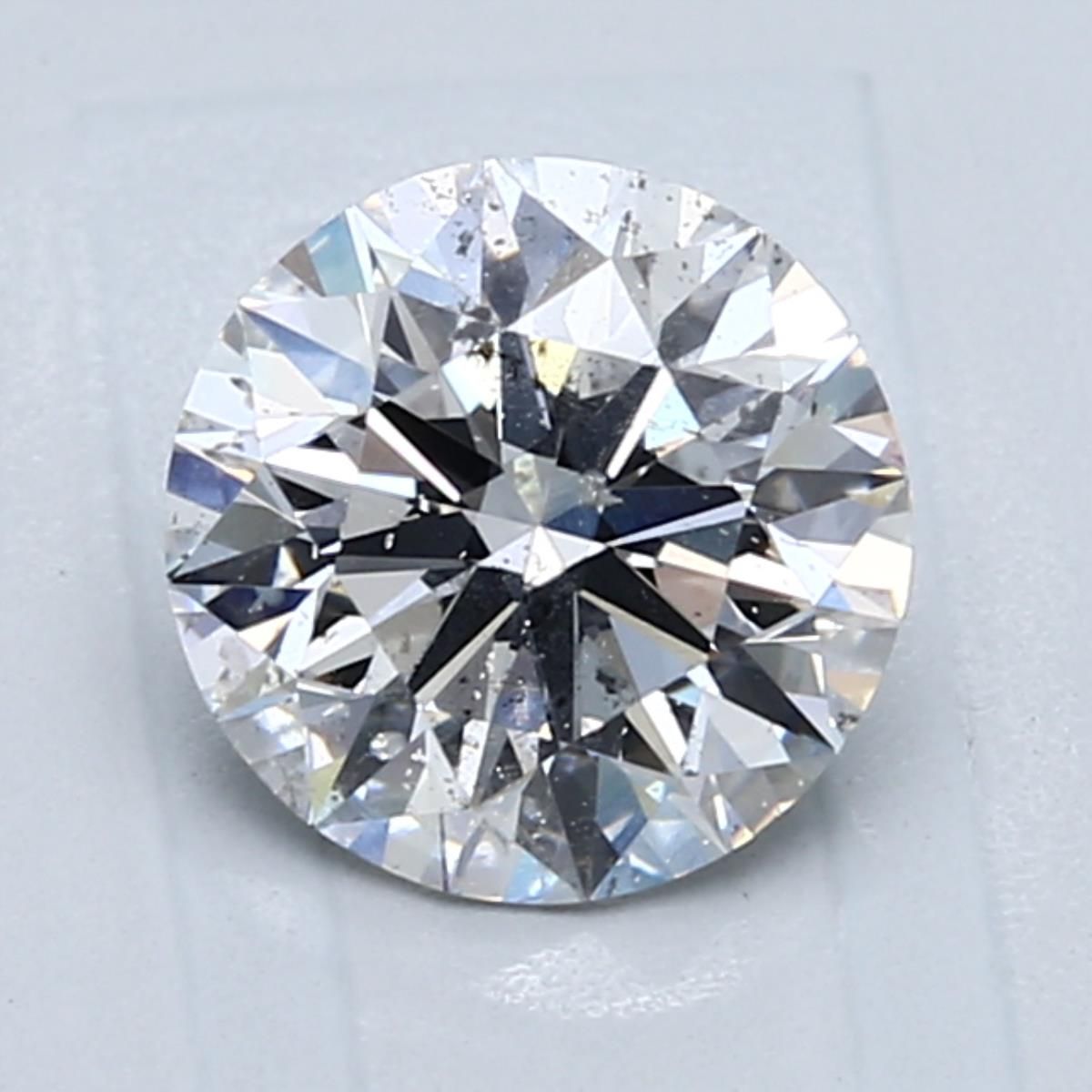 Diamond Natural 1,7Ct D-SI2 Round - GIA2161136015 1