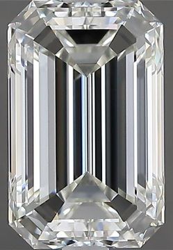 Diamond Natural 1,9Ct J-VVS1 Emerald - GIA7536189331 1