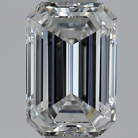 Diamond Natural 0,91Ct F-VVS1 Emerald - GIA6431567371 1
