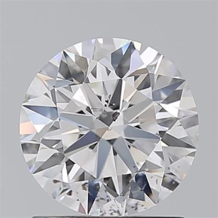 Diamond Natural 1,3Ct F-SI2 Round - GIA6555169312 1