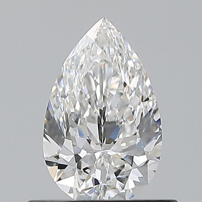 Diamond Natural 0,57Ct F-VVS2 Pear - GIA7543607821 1