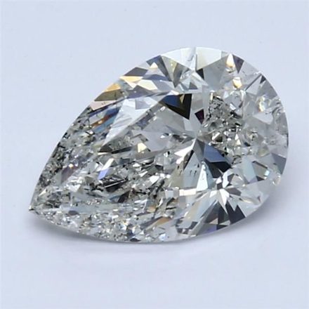 Diamond Natural 1,5Ct H-SI2 Pear - GIA2468823765 1