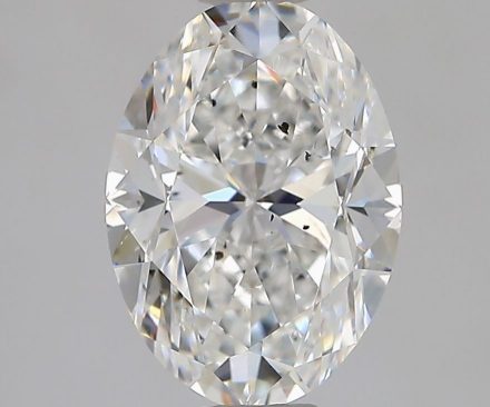 Diamond Natural 1,8Ct F-SI2 Oval - GIA5546548610 1