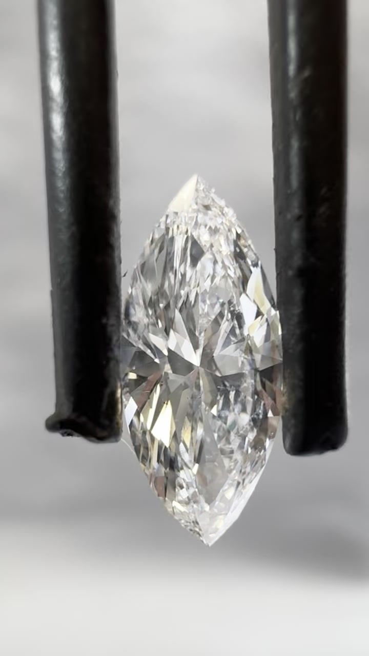 Diamond Natural 0,82Ct D-SI2 Marquise - GIA2235779312 1