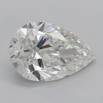 Diamond Natural 1,71Ct H-SI2 Pear - GIA5192637072 1