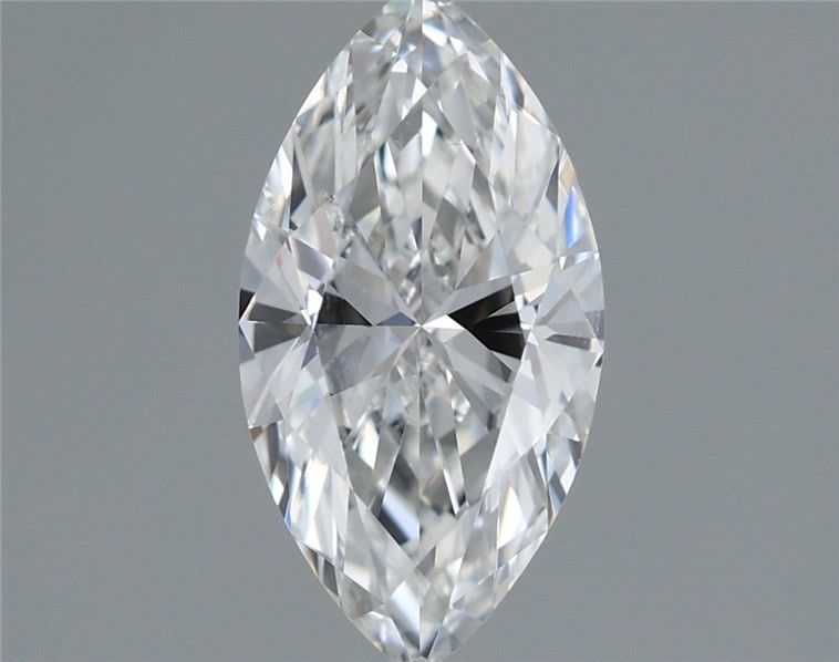 Diamond Natural 0,6Ct F-SI1 Marquise - GIA6531157923 1