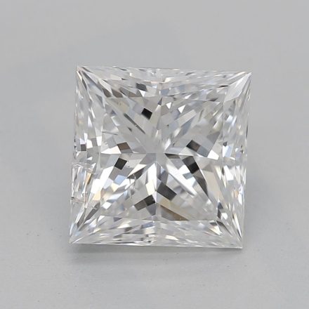 Diamond Natural 1,73Ct D-SI2 Princess - GIA1525055051 1