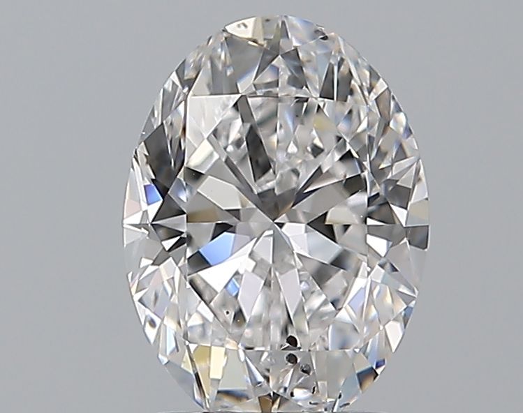 Diamond Natural 1,7Ct D-SI2 Oval - GIA5546065049 1