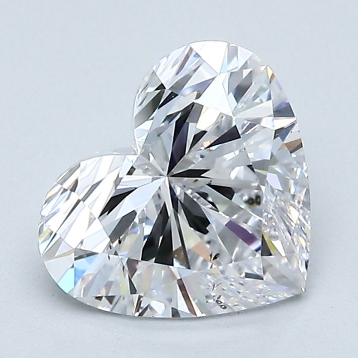 Diamond Natural 1,72Ct D-SI1 Heart - GIA6502983098 1